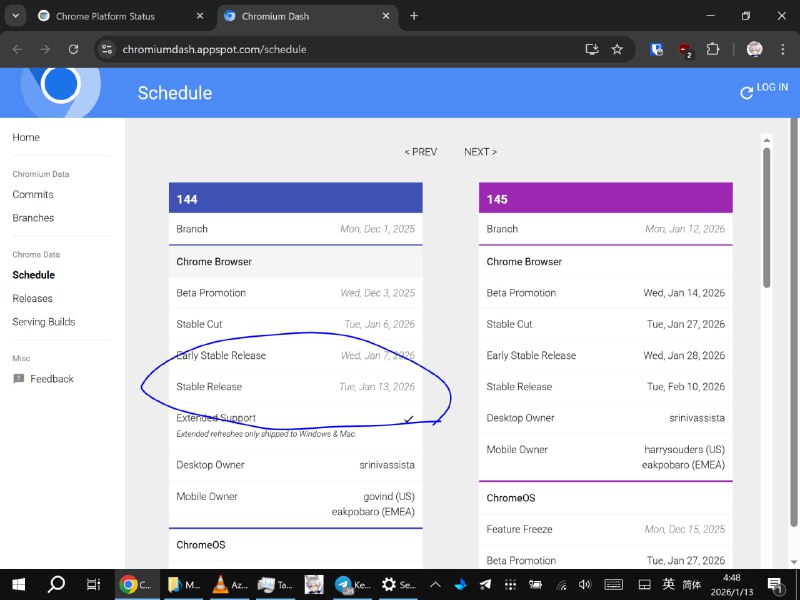 Today* is the Stable Release of Chrome 144 which comes with the support for the Temporal API. Guess which major browser vendor hasn't implemented Temporal yet.